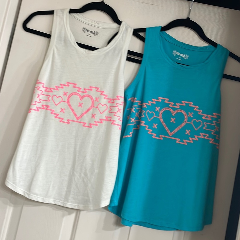 Mudd Girls Cute Tank Top Bundle Size 14